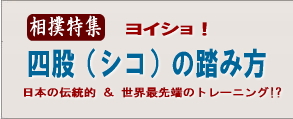 相撲特集 ヨイショ！四股の踏み方 日本の伝統的 & 世界最先端のトレーニング！？