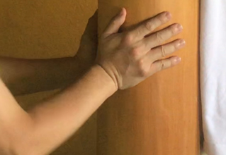 テッポウの基本姿勢 腕や手の位置