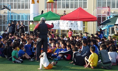 20110411福島大川本先生チャリティ陸上教室1